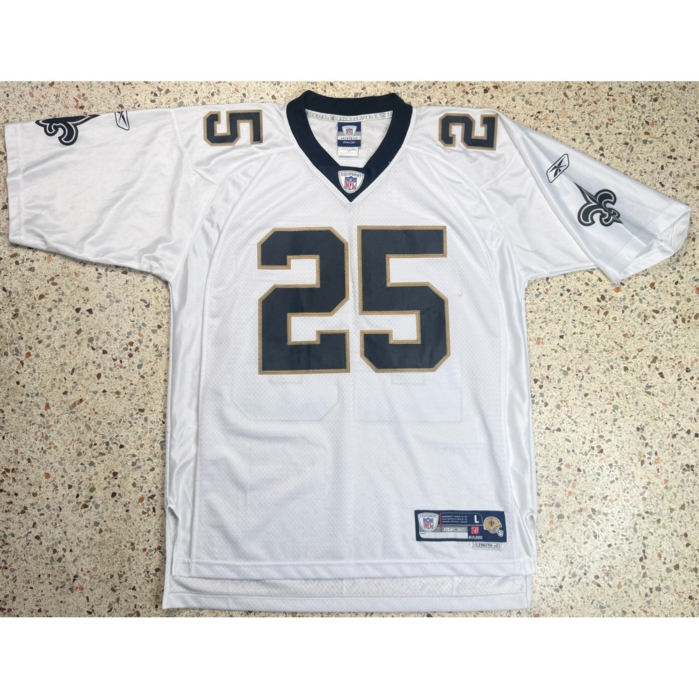 Reebok NFL‎ New Orleans Saints #25 Reggie Bush Football Jersey Size Large